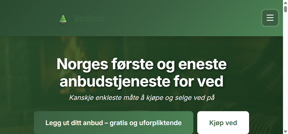 Opprett anbud-knapp