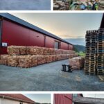 Tørr eikeved i 40L og 1000L sekker