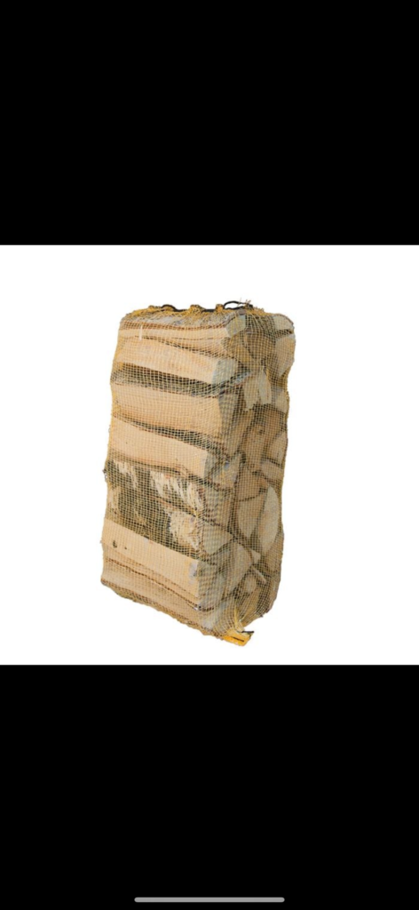 Tør bjørkeved-40 l levert hjem