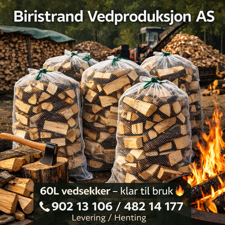 Bjørkved - tørr og klar til bruk fra Innlandet