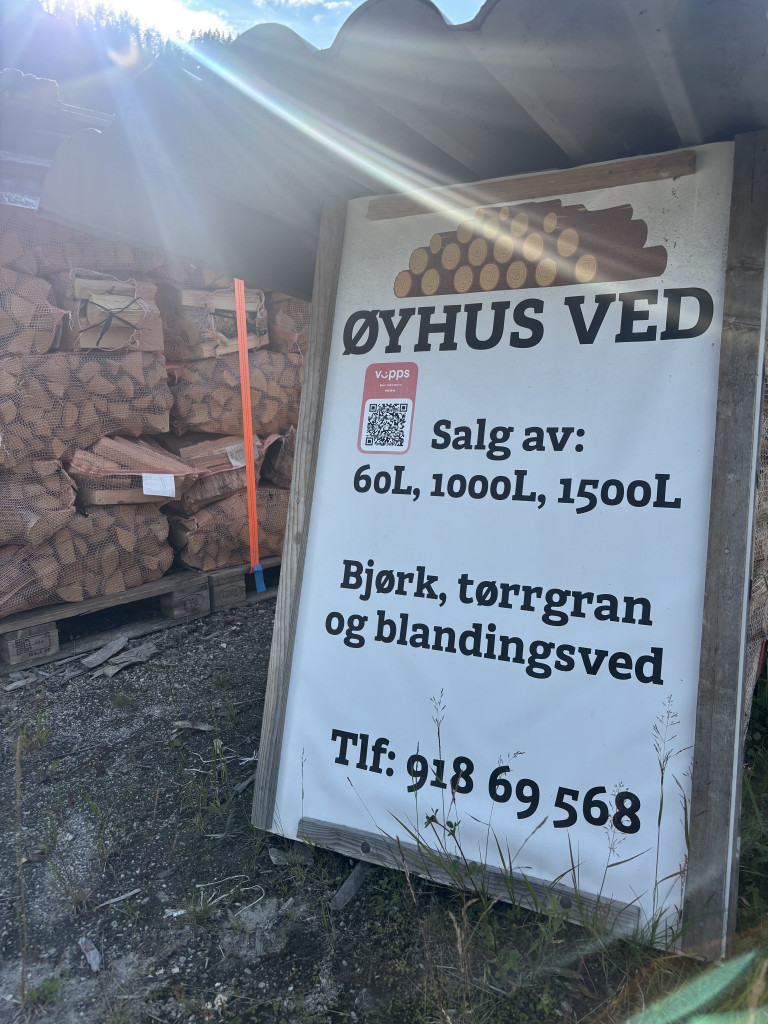 Ved til salgs